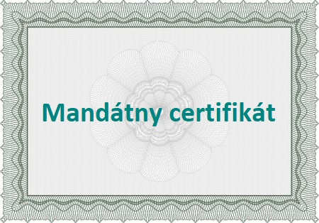Kvalifikovaný mandátny certifikát pre elektronický podpis
